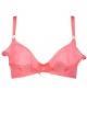 SS14 Almost Famous Silk Flounce Pretty Bra (Pink)